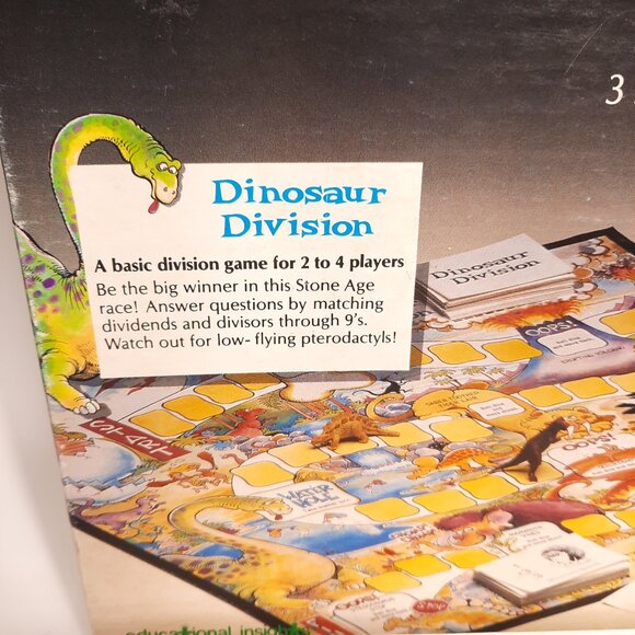 Vintage intermediate math board games Ages 7-12 Multiplication, Division, round - Picture 2 of 13